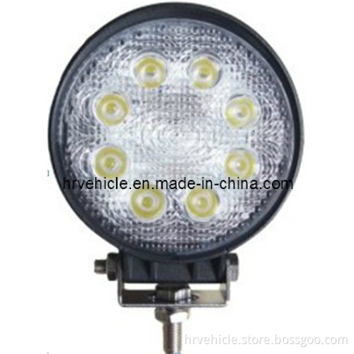 24W LED Flood Beam Work Light for Truck